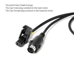 KDH127-052 5 Button Switch For Power Recliner Or Lift Chair With USB Charging Port 7 KDH127-052 5 Button Switch For Power Recliner Or Lift Chair With USB Charging Port -Home Tools Shop 0081