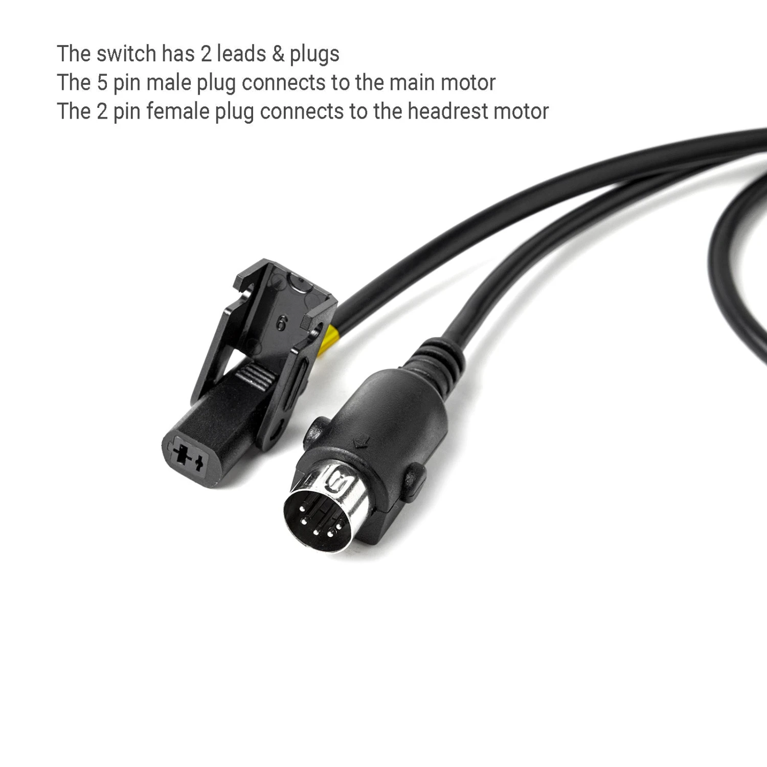 KDH127-052 5 Button Switch For Power Recliner Or Lift Chair With USB Charging Port 4 KDH127-052 5 Button Switch For Power Recliner Or Lift Chair With USB Charging Port - Image 4