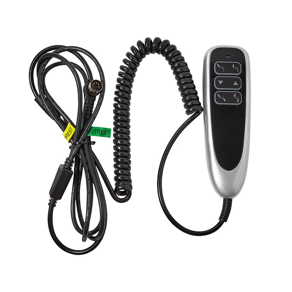 23300528X000 6-Button Remote Controller W/ 2 Plugs For Dual Actuator Lift Chair 2 23300528X000 6-Button Remote Controller W/ 2 Plugs For Dual Actuator Lift Chair - Image 2