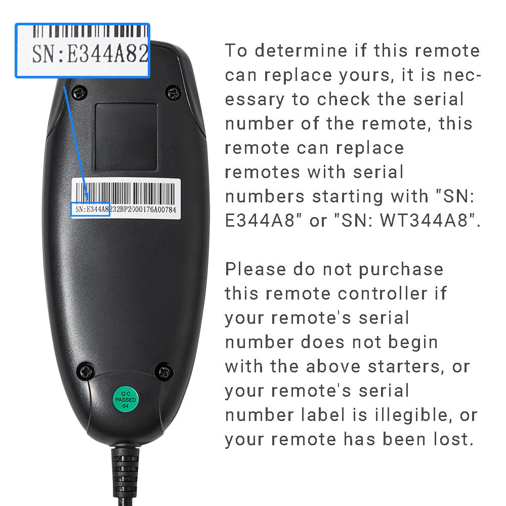 HX344A8 Massage Function Remote Controller For Recliner Or Lift Chair 8 Button 8 Pin 2 HX344A8 Massage Function Remote Controller For Recliner Or Lift Chair 8 Button 8 Pin - Image 2