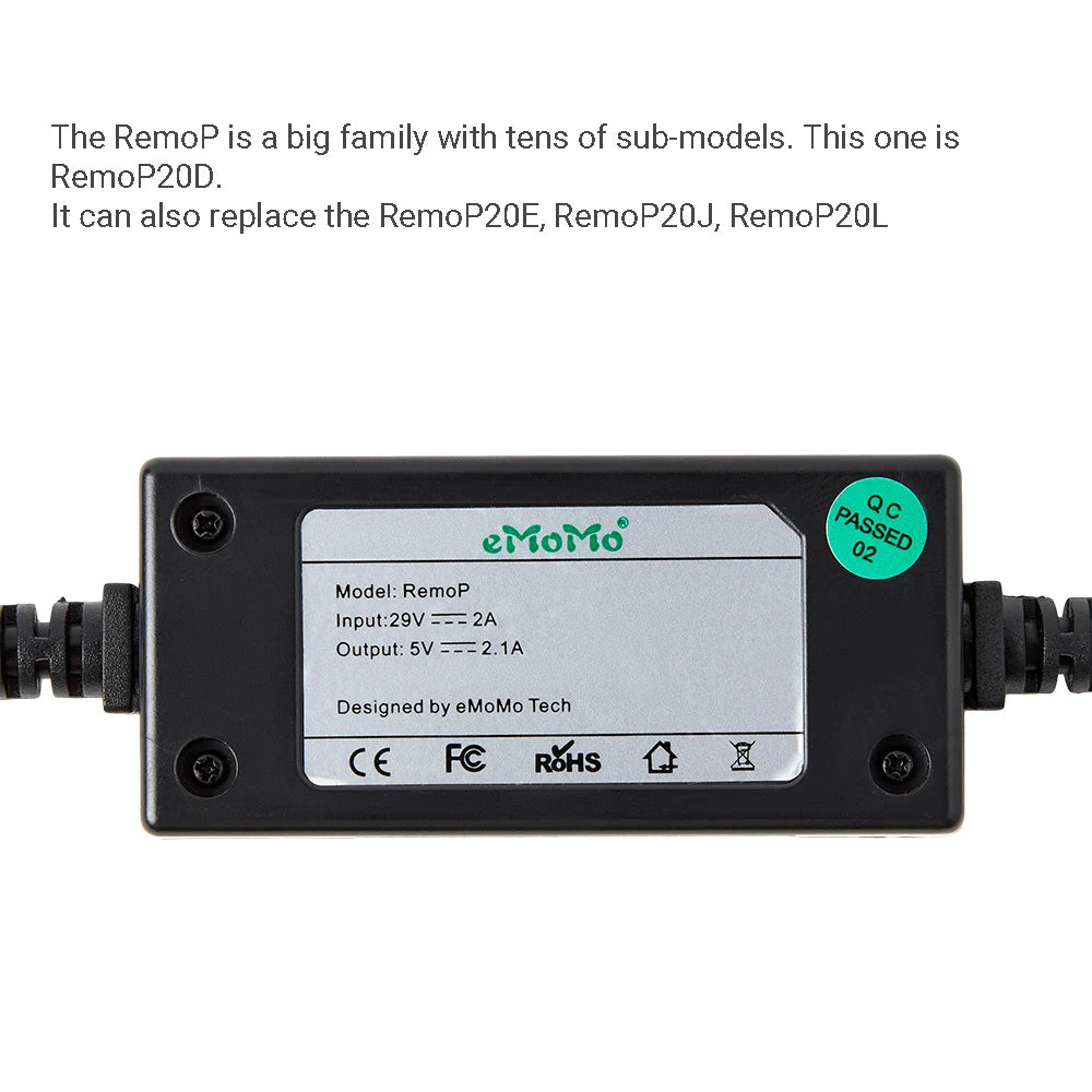 EMoMo RemoP20D 2 Button Switch With USB Charging Port 3 EMoMo RemoP20D 2 Button Switch With USB Charging Port - Image 3