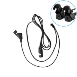 Home Tools Shop 48 2 Pin Splitter Y Cable Male To Semi-circular 2-pin Female Plug With Lock Buckle