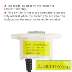 23300131X000(L) Five Button Switch For Power Recliner Or Lift Chair With USB -Home Tools Shop 0395