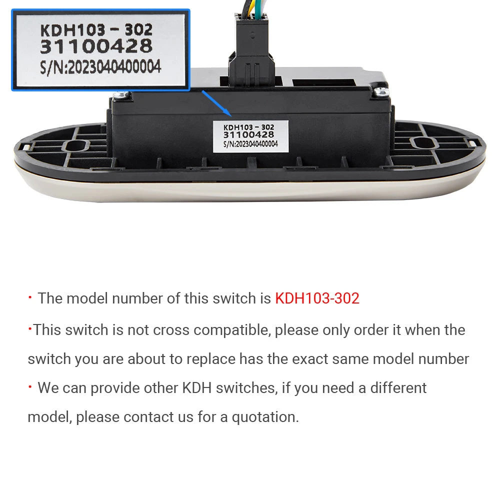 KDH103-302 2 Button Switch For Power Recliner Or Lift Chair 3 KDH103-302 2 Button Switch For Power Recliner Or Lift Chair - Image 3