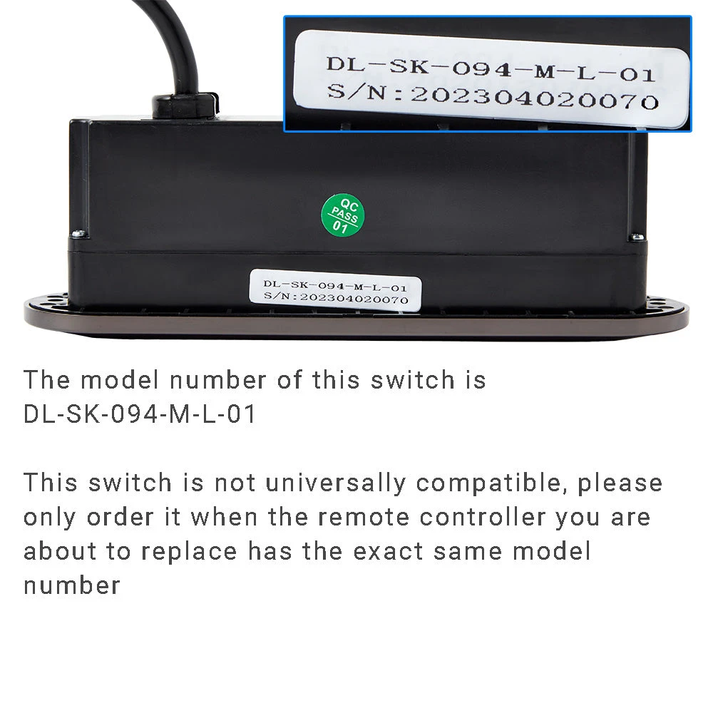 DL-SK-094-M-L-01 6 Button Switch For Power Recliner Or Lift Chair With USB 2 DL-SK-094-M-L-01 6 Button Switch For Power Recliner Or Lift Chair With USB - Image 2