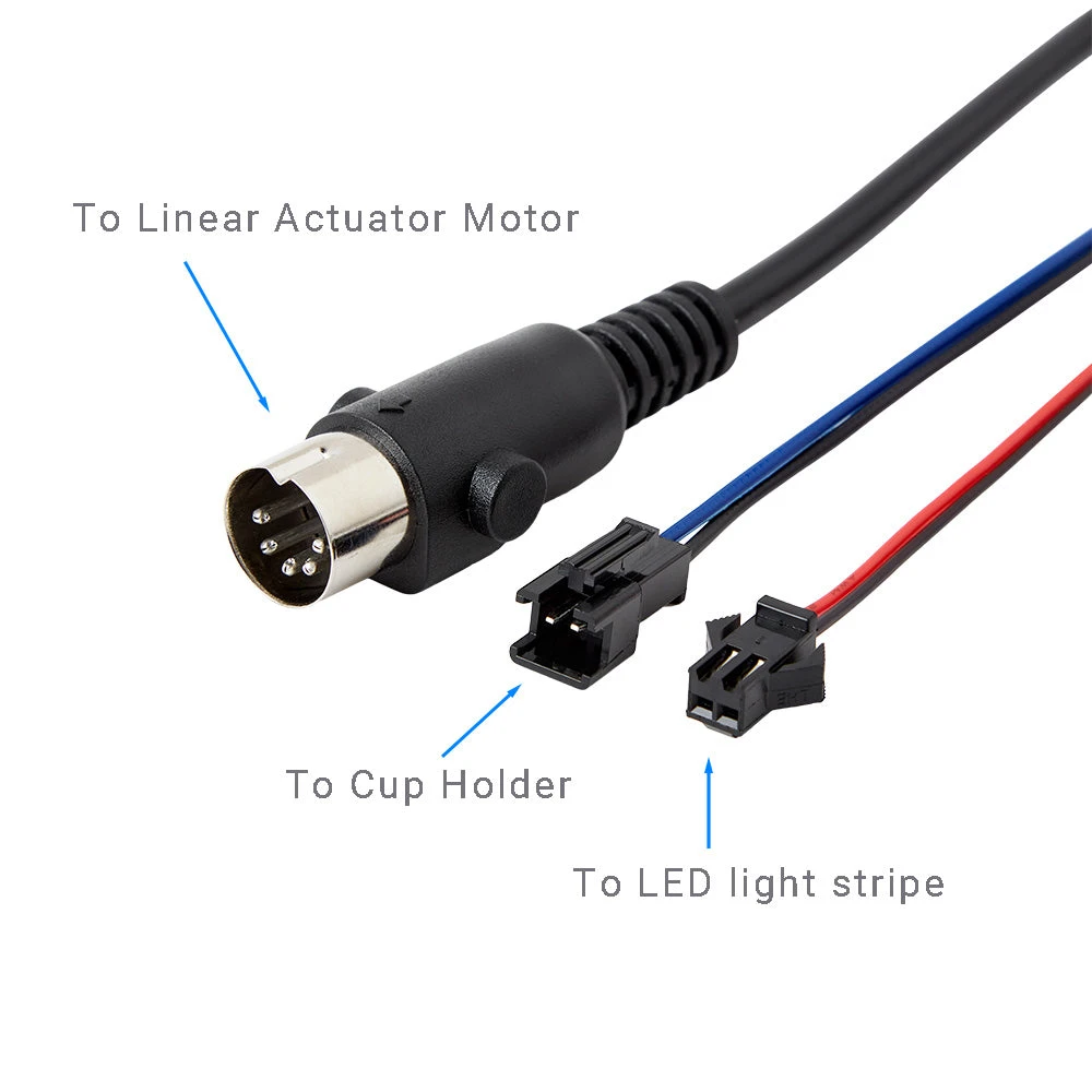 EMoMo HX90NCLU Switch For Recliner/Lift Chairs With 5 Button 3 Plug And USB 4 EMoMo HX90NCLU Switch For Recliner/Lift Chairs With 5 Button 3 Plug And USB - Image 4