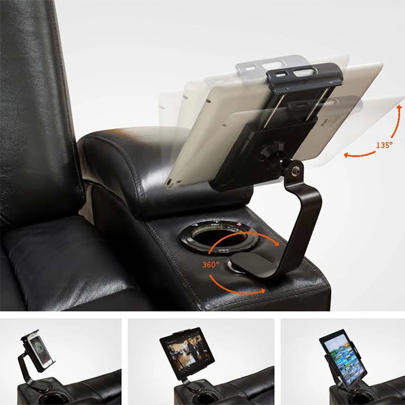 EMoMo PH808 Phone/Tablet Holder For Home Theater Seating 1 EMoMo PH808 Phone/Tablet Holder For Home Theater Seating