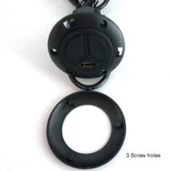 Universal Fixed 2 Button Remote Controller For Recliner Sofa With USB Charger & LED Light Round Shape -Home Tools Shop 20200709113451