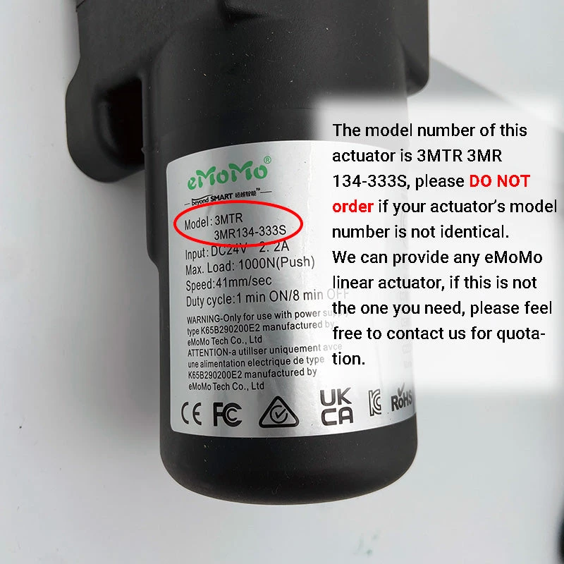 EMoMo 3MTR 3MR134-333S Linear Actuator Motor Assembly 2 EMoMo 3MTR 3MR134-333S Linear Actuator Motor Assembly - Image 2