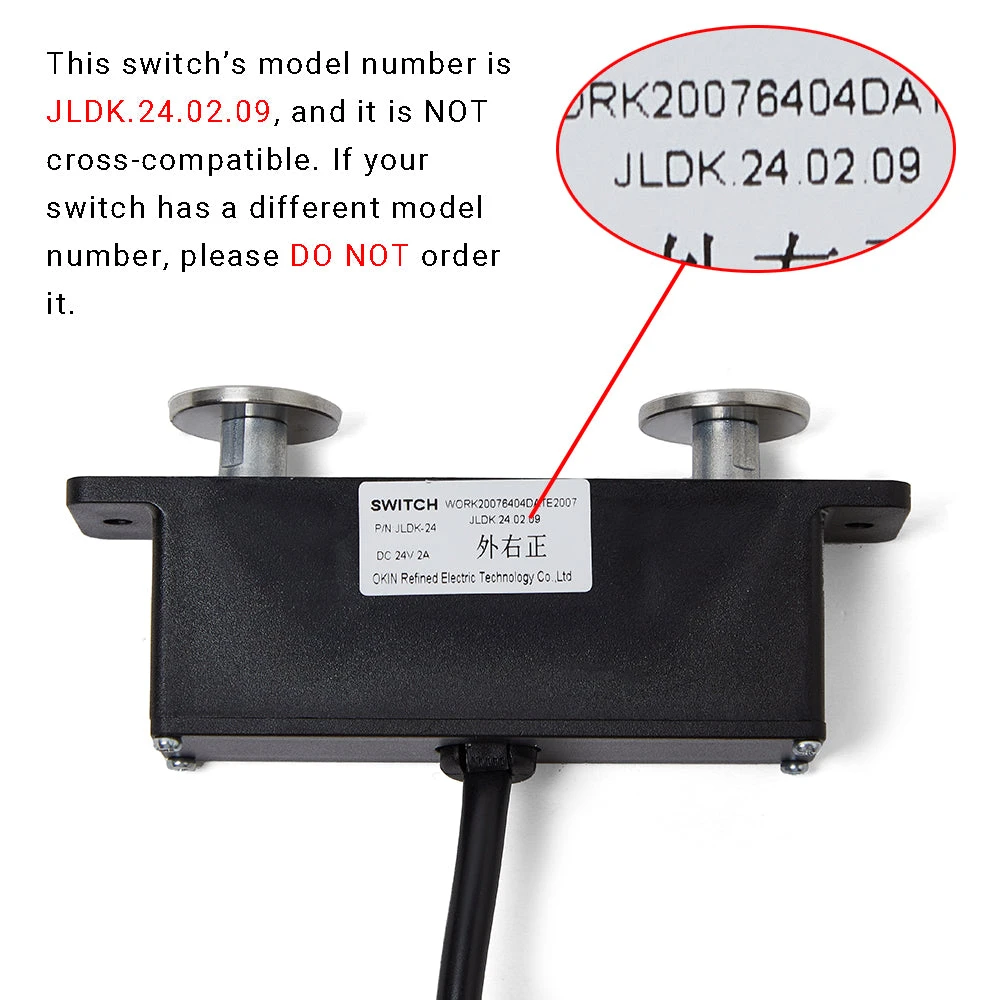 OKIN JLDK.24.02.09 Recliner Switch 2 Button 2 OKIN JLDK.24.02.09 Recliner Switch 2 Button - Image 2