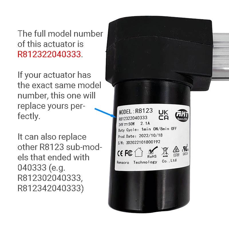 RMT R812322040333 Linear Actuator 2 RMT R812322040333 Linear Actuator - Image 2