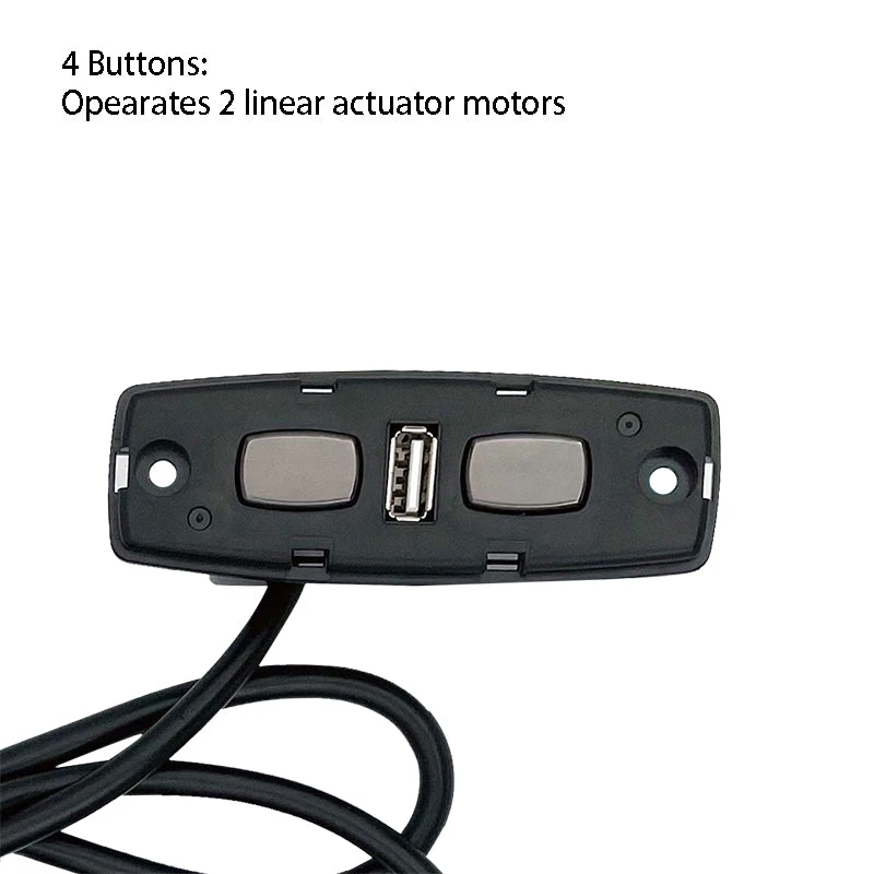 KDH120-007 4 Button Switch For Power Recliner Or Lift Chair With USB Port And 5 Pin Plugs 3 KDH120-007 4 Button Switch For Power Recliner Or Lift Chair With USB Port And 5 Pin Plugs - Image 3