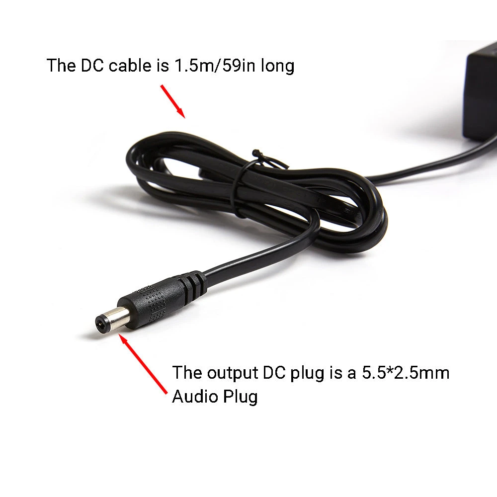29V Single Pin Recliner Power Cord/Adapter 5.5*2.5mm Male DC Plug 29V 2A 2 29V Single Pin Recliner Power Cord/Adapter 5.5*2.5mm Male DC Plug 29V 2A - Image 2
