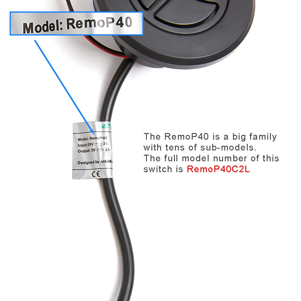 EMoMo RemoP40C2L 3 Button Switch With USB Charging Port 3 EMoMo RemoP40C2L 3 Button Switch With USB Charging Port - Image 3