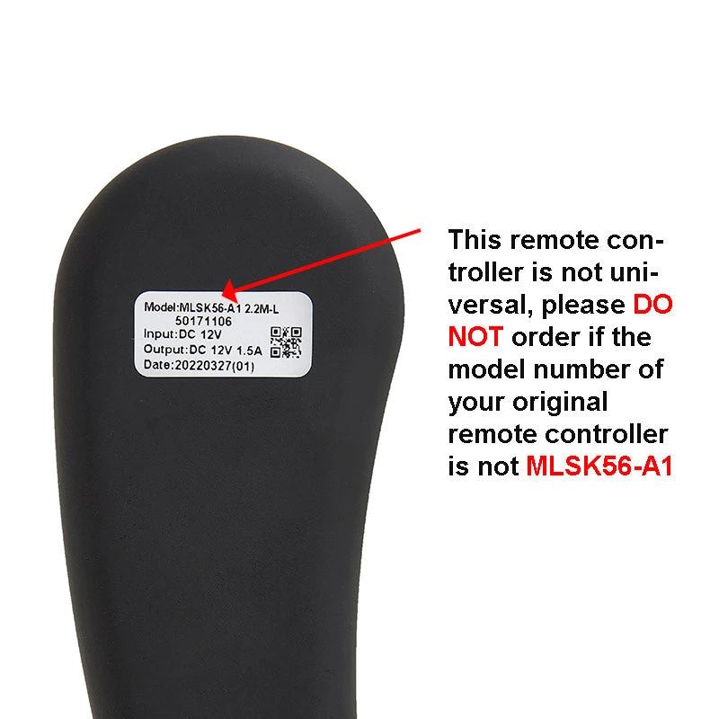 MLSK56-A1 Recliner Massage Function Remote Controller 3 MLSK56-A1 Recliner Massage Function Remote Controller - Image 3