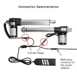 6-button Remote Controller With Three*2-pin Plugs For Dual 2-pin Motor Recliner/lift Chair 8 6-button Remote Controller With Three*2-pin Plugs For Dual 2-pin Motor Recliner/lift Chair -Home Tools Shop 3X4A3437