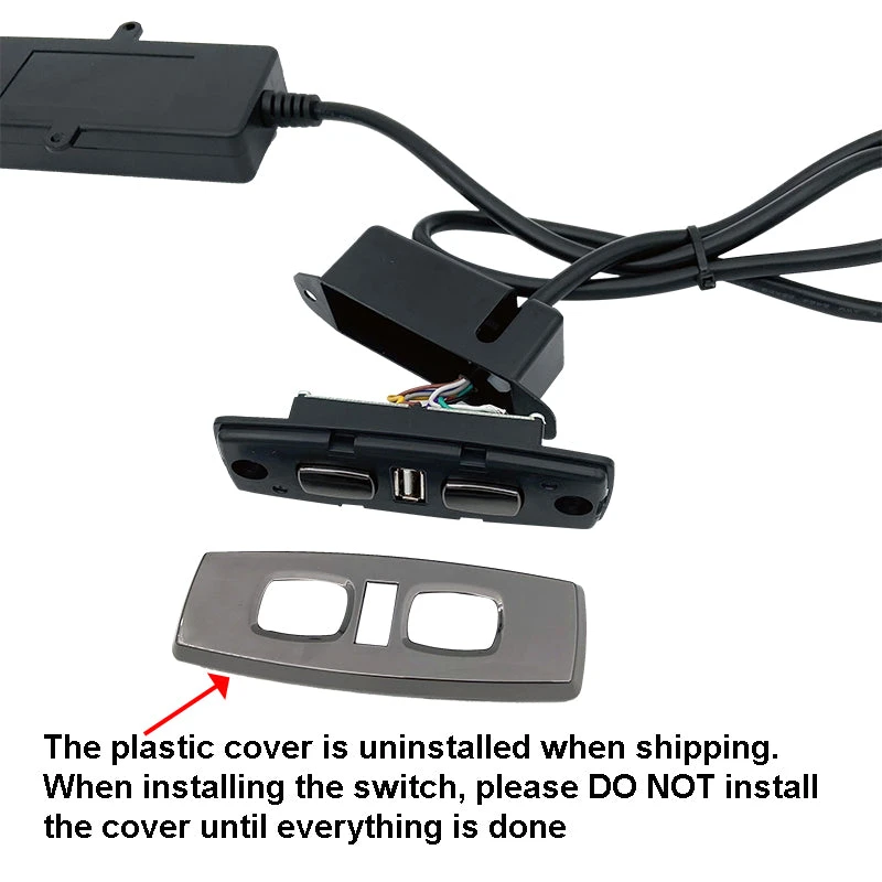 KDH120-007 4 Button Switch For Power Recliner Or Lift Chair With USB Port And 5 Pin Plugs 4 KDH120-007 4 Button Switch For Power Recliner Or Lift Chair With USB Port And 5 Pin Plugs - Image 4