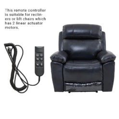 6 Button 5 Pin Remote Handset Controller For Recliners/Lift Chairs With 2 Motors -Home Tools Shop 3 4085ab42 94b5 44aa 8f2a fe5270edce1c