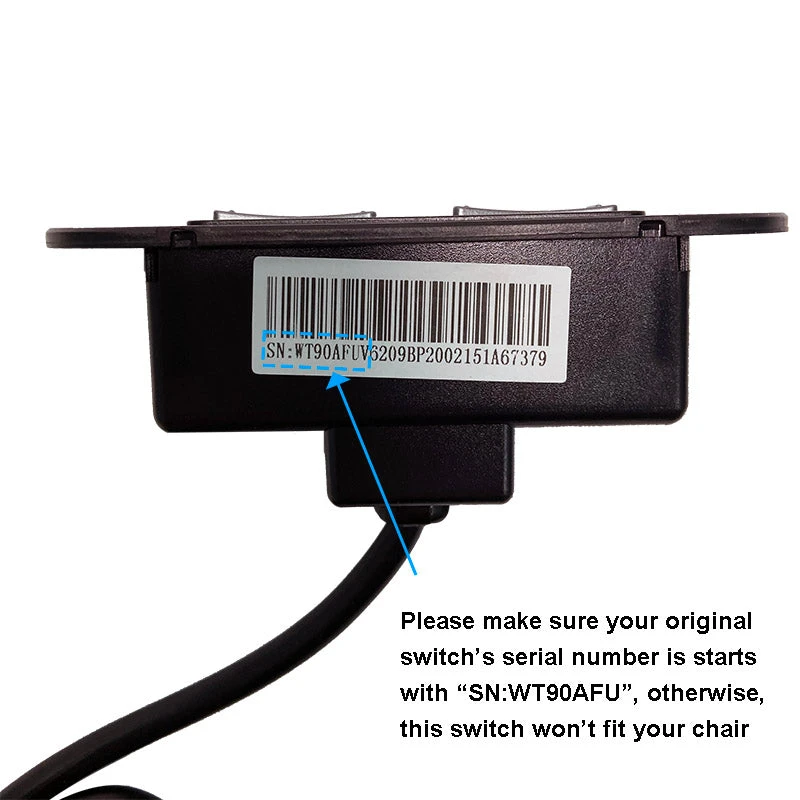 EMoMo HX90AFU Recliner Switch 2 Button 5 Pin With USB Port 4 EMoMo HX90AFU Recliner Switch 2 Button 5 Pin With USB Port - Image 4