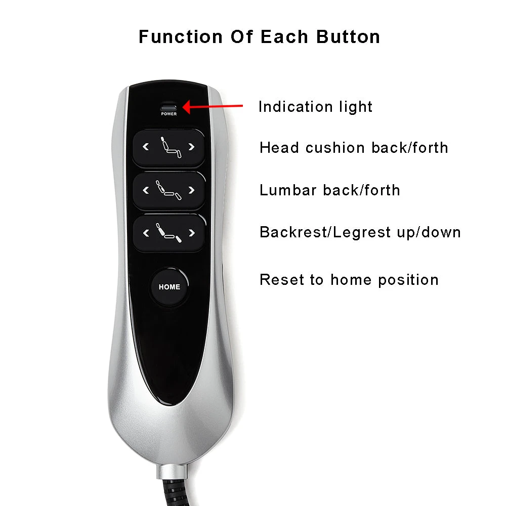 OKIN JLDK.38.04.15 7 Button 7 Pin Remote Controller For Recliner With USB 3 OKIN JLDK.38.04.15 7 Button 7 Pin Remote Controller For Recliner With USB - Image 3
