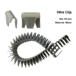 Saggy Sofa Repair Kit Zig-Zag Spring Paper Wrapped Balance Wire 33ft + 40 Clips -Home Tools Shop 4801001500 246681299
