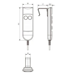 Universal 2 Button 5 Pin Remote Controller For Lifting Chair Replacement Recliner Switch 11 Universal 2 Button 5 Pin Remote Controller For Lifting Chair Replacement Recliner Switch -Home Tools Shop 5 41730df1 5813 4a81 82bb 5d63ec1d76e4