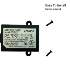 Furniture Mount Dual USB Charging Port- 5V 2A -Home Tools Shop 5 65841253 f4ef 45a4 930c 938f2783f240