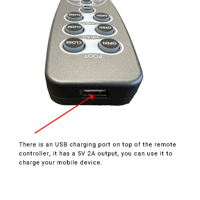 MLSK91-A1 Remote Controller For Recliner Chairs 11 Buttons 8 Pin Plug W/USB & Control Box 5 MLSK91-A1 Remote Controller For Recliner Chairs 11 Buttons 8 Pin Plug W/USB & Control Box - Image 5