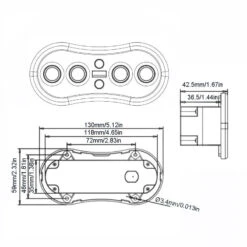 6 Buttons Control Switch For Recliner Sofa Chair With USB & LED-backlit -Home Tools Shop 7 de551dd2 d3e5 4d50 a381 119bdf67d665
