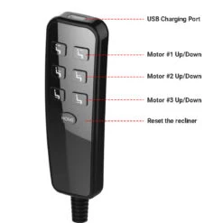 8 Pin Remote Controller Suitable For 3 Motors Recliner Lift Chair - With USB -Home Tools Shop ControlPanel