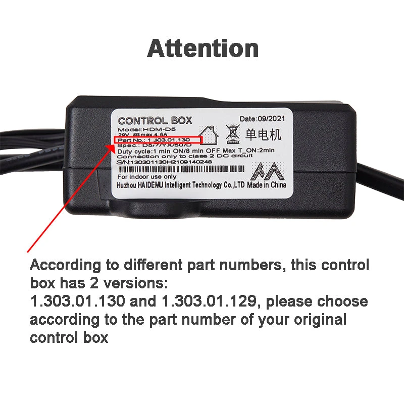 HDM-D5 Control Box For Massage Recliner Lift Chair 2 HDM-D5 Control Box For Massage Recliner Lift Chair - Image 2