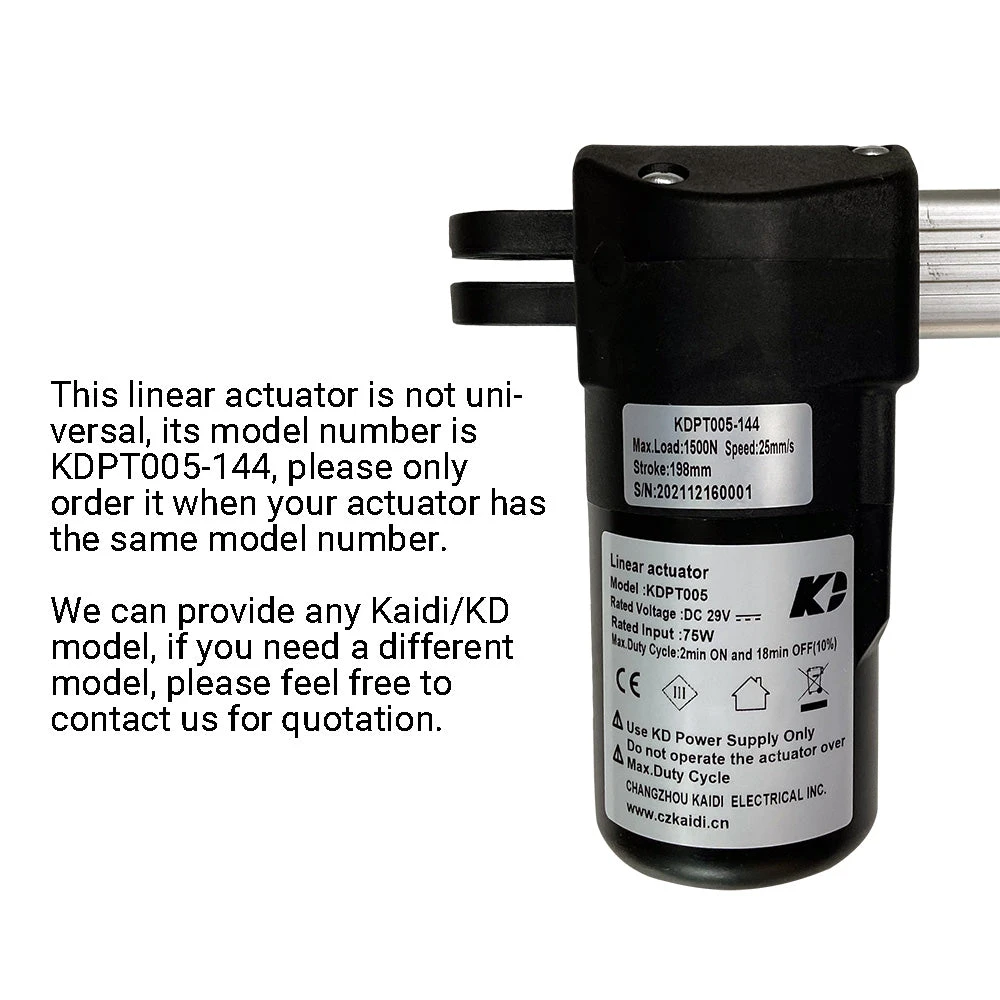 Kaidi KDPT005-144 Linear Actuator Motor Assembly 2 Kaidi KDPT005-144 Linear Actuator Motor Assembly - Image 2