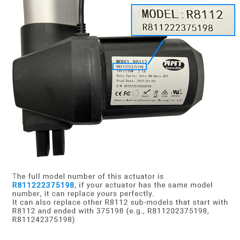 RMT R811222375198 Linear Actuator 2 RMT R811222375198 Linear Actuator - Image 2