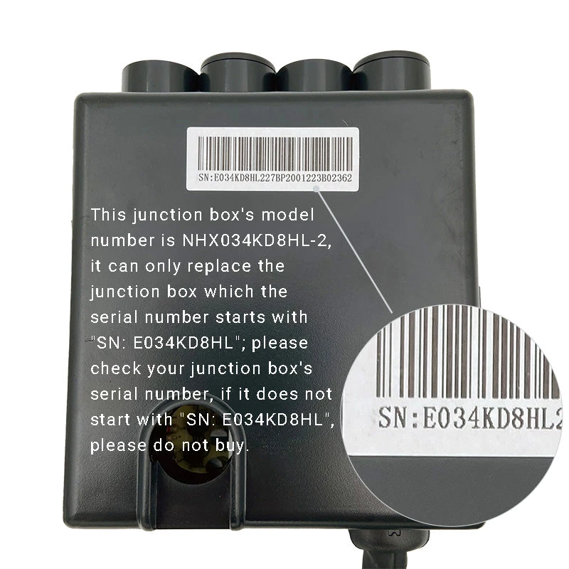 EMoMo NHX034KD8HL-2 Junction Box/Control Box For Recliner/home Theater Chair 3 EMoMo NHX034KD8HL-2 Junction Box/Control Box For Recliner/home Theater Chair - Image 3
