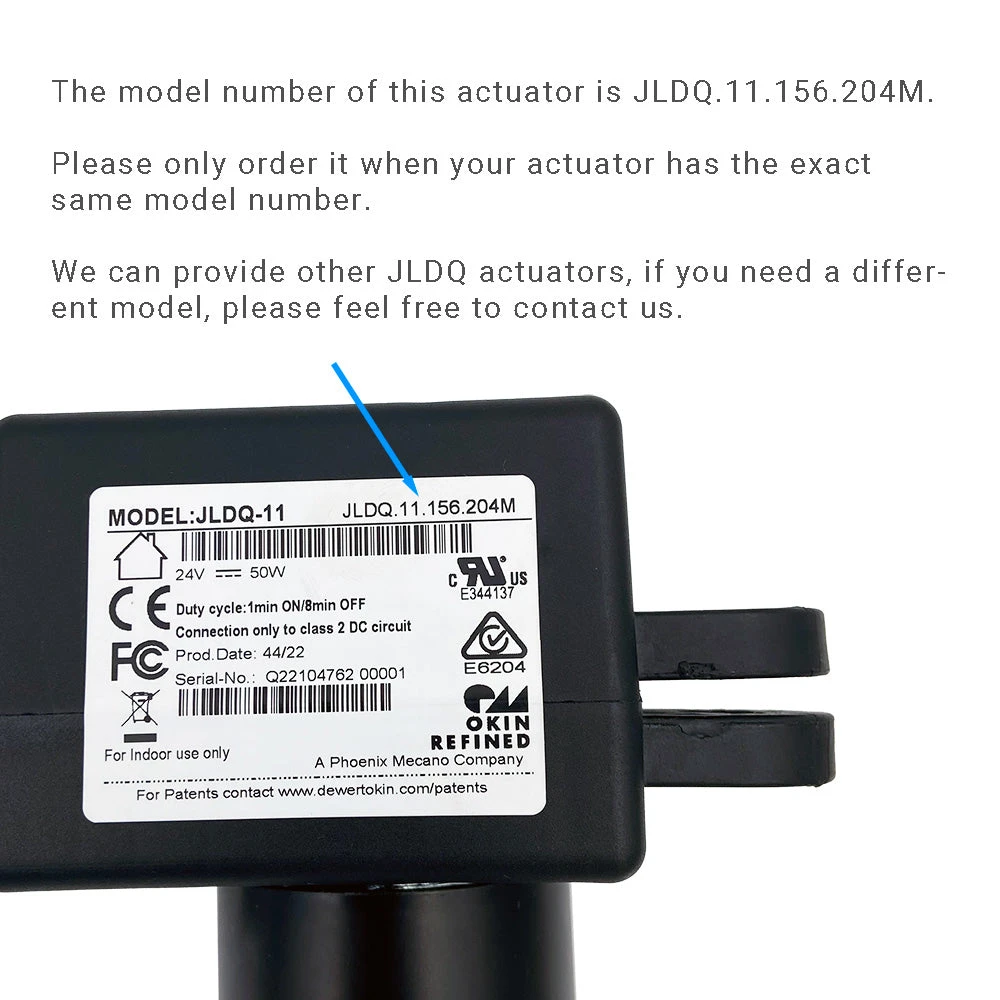 OKIN JLDQ.11.156.204M Linear Actuator For Recliner/Lift Chair 2 OKIN JLDQ.11.156.204M Linear Actuator For Recliner/Lift Chair - Image 2